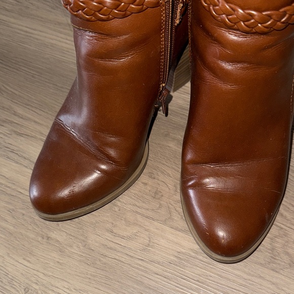 American Eagle Outfitters Brown Ankle Boots with Braided Strap - Picture 7 of 10